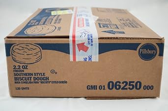 General Mills Pillsbury Unbaked Southern Style Biscuit Dough, 2.2 Ounce - 120 per case.
