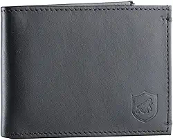 Carteira de Couro masculina - Porta cartão - Ultra Slim - Gshield