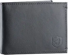 Carteira de Couro masculina - Porta cartão - Ultra Slim - Gshield