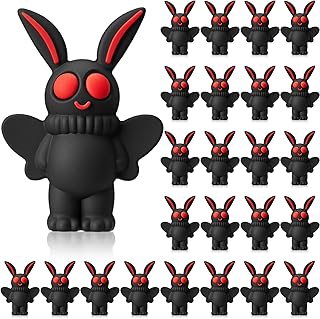 Chunful 25 Pcs Mini Mothman Figurines Small Moth Man Figures Tiny Mothma...