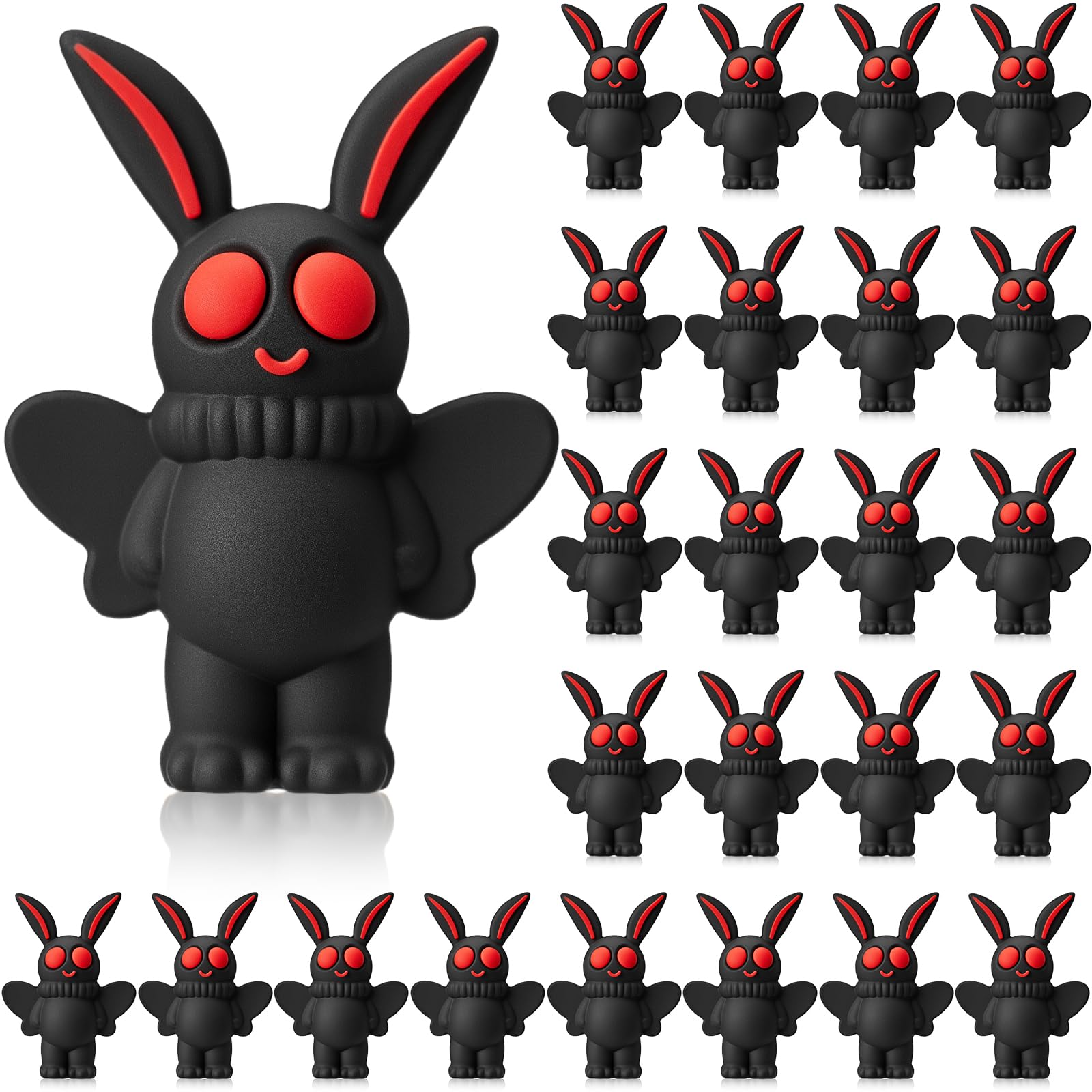 Amazon.com: Chunful 25 Pcs Mini Mothman Figurines Small Moth Man