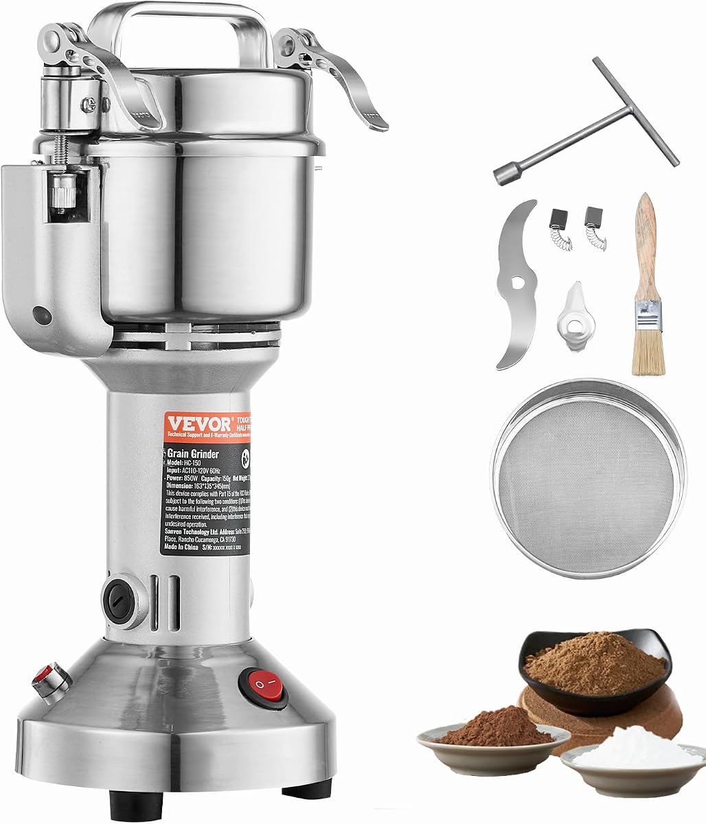 VEVOR 750g Electric Grain Mill Grinder