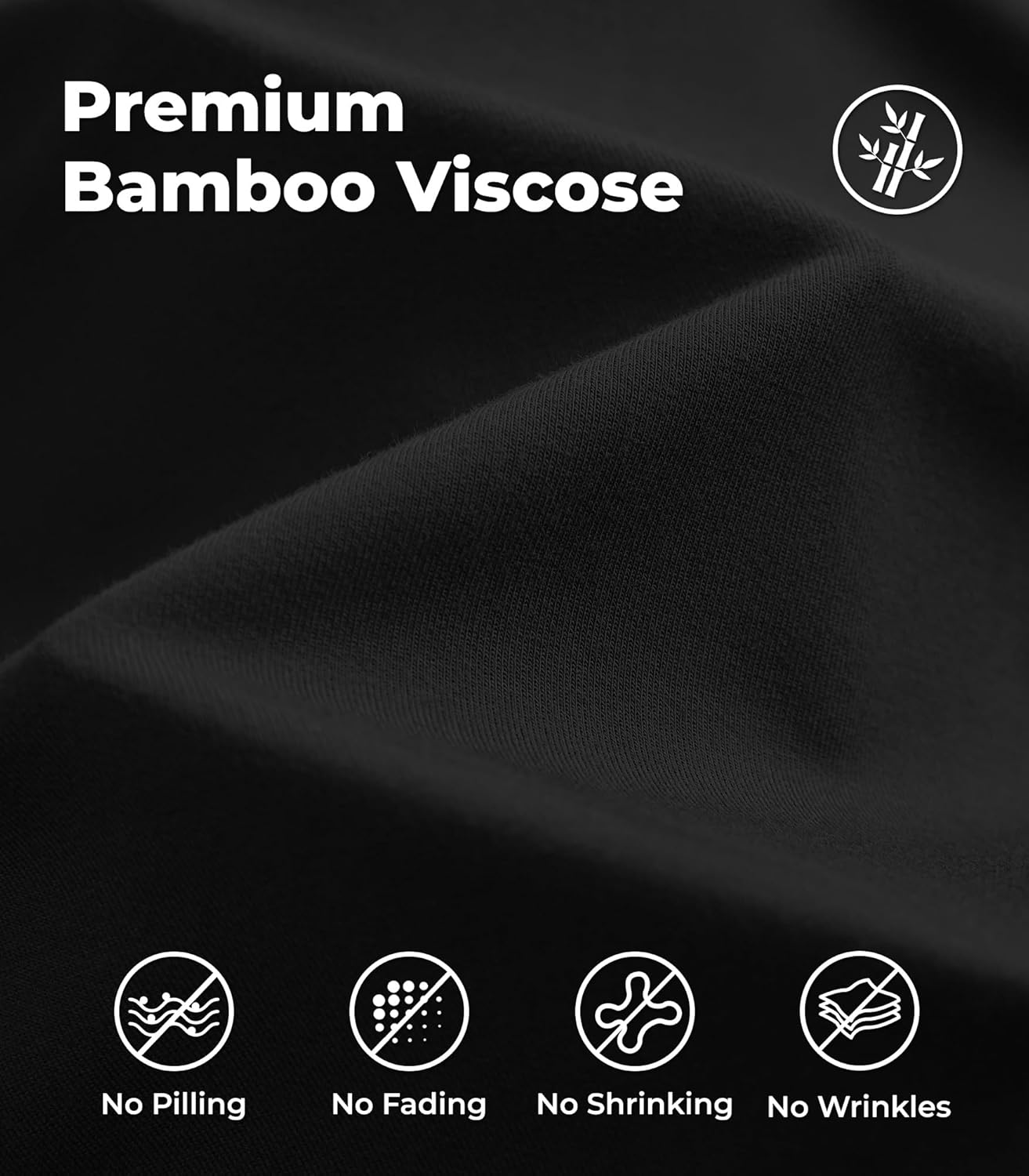 NACHILA Mens Pajamas Set Long Sleeve Henley Sleepwear Top Soft Jogger Pants Pajamas Cool Pjs Set,Viscose Made from Bamboo - Image 5