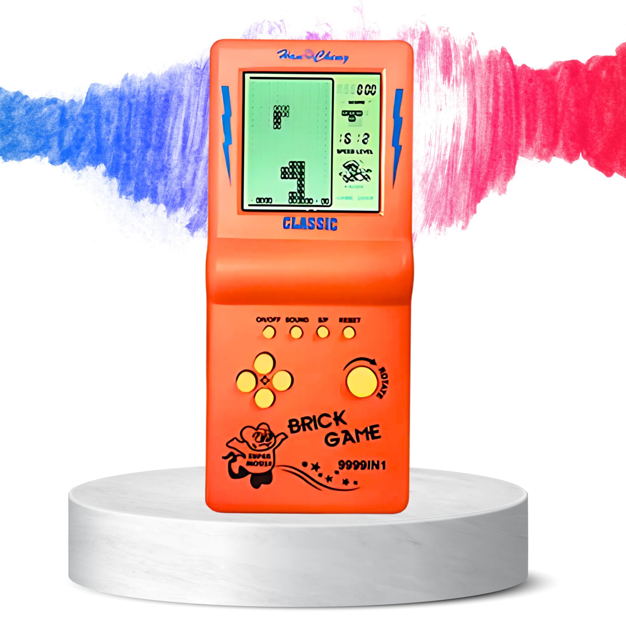 New Portable Retro Game Console – 23 Integrated Games: Brick