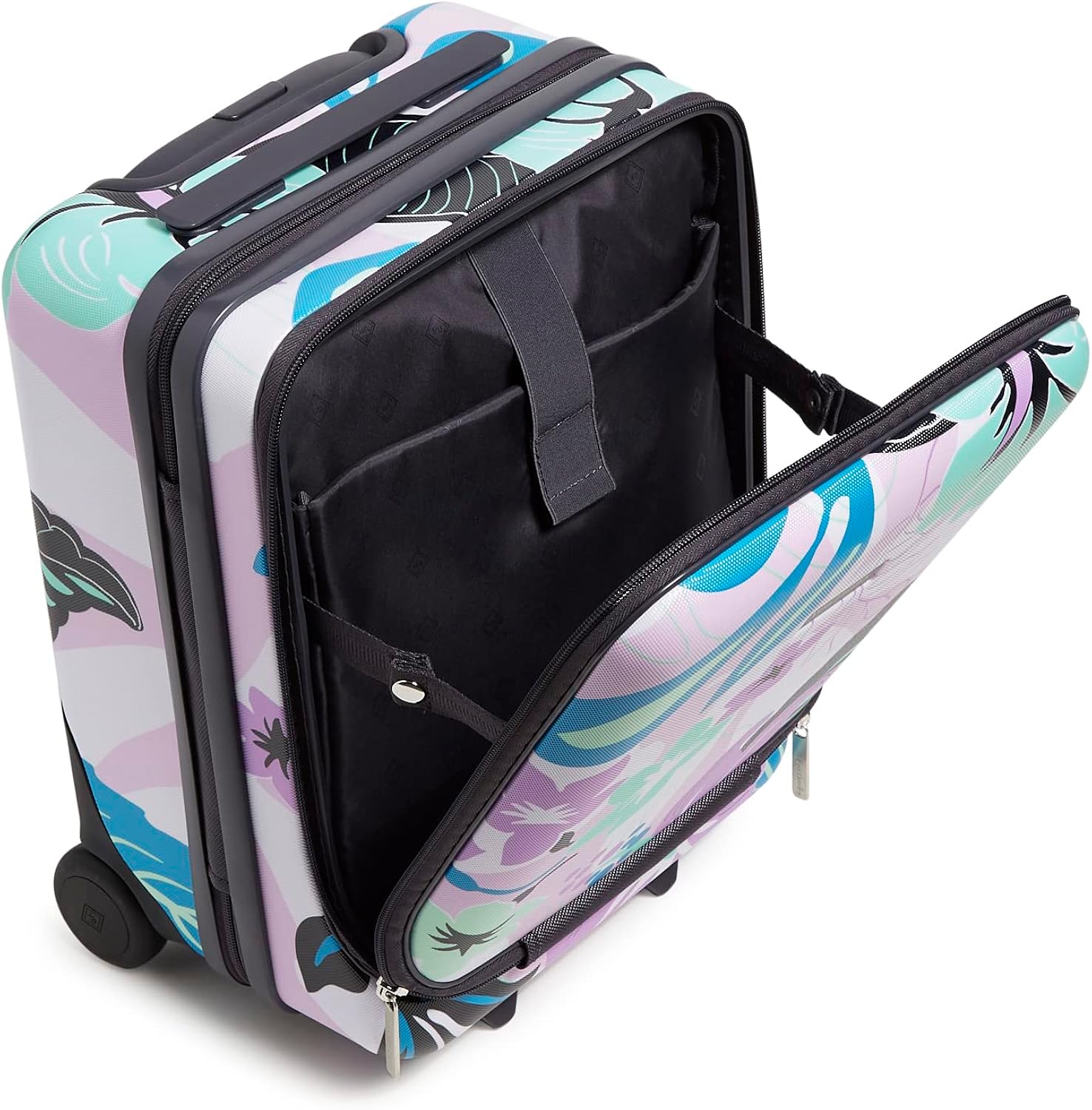 Review Vera Bradley Hardside Underseat Rolling Suitcase Luggage