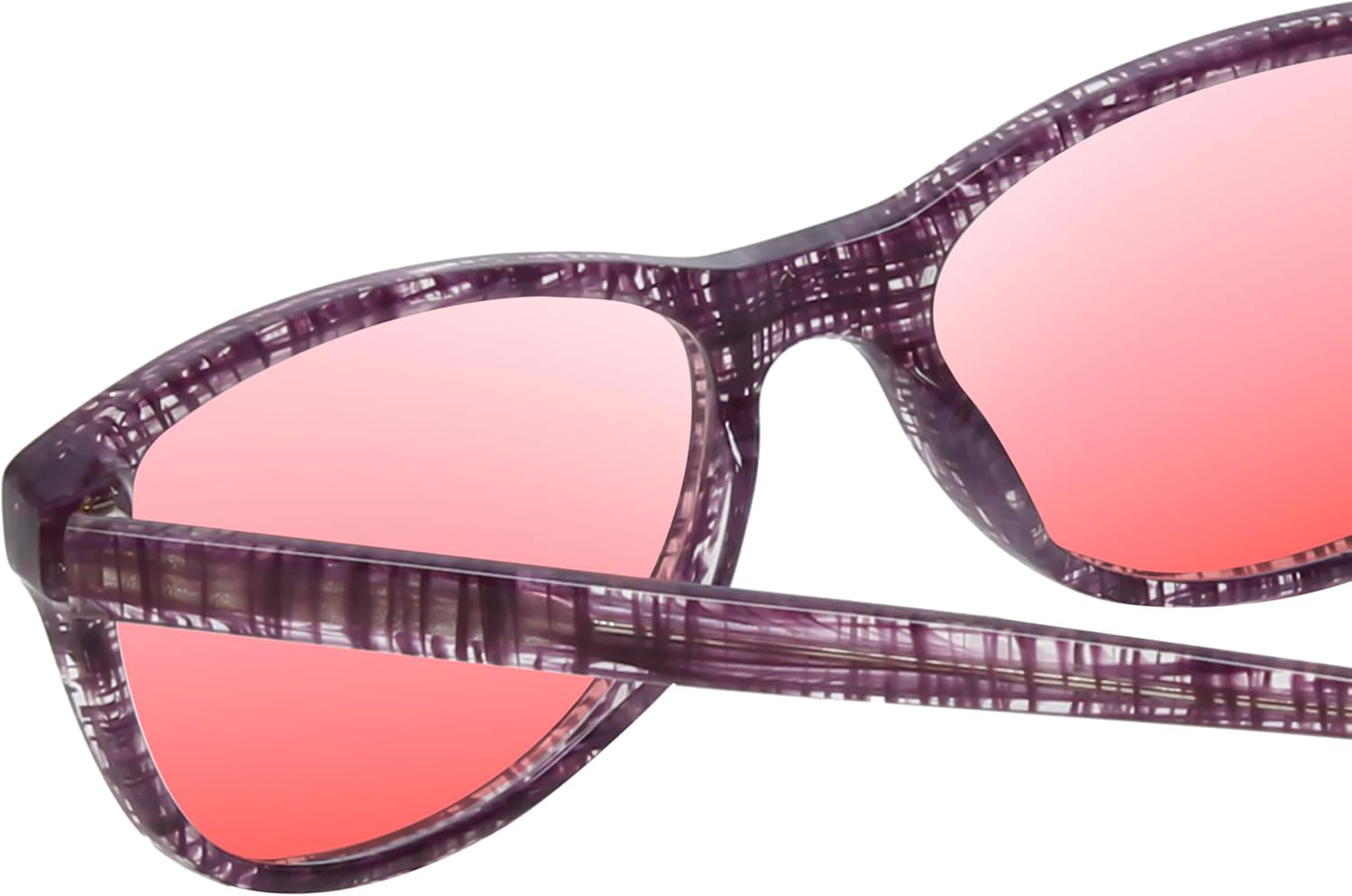 Calabria Tulip Cat Eye Pink Tint FL-41 Reading Glasses Women Blue Light Sensitivity Migraine Glasses FL41 Readers