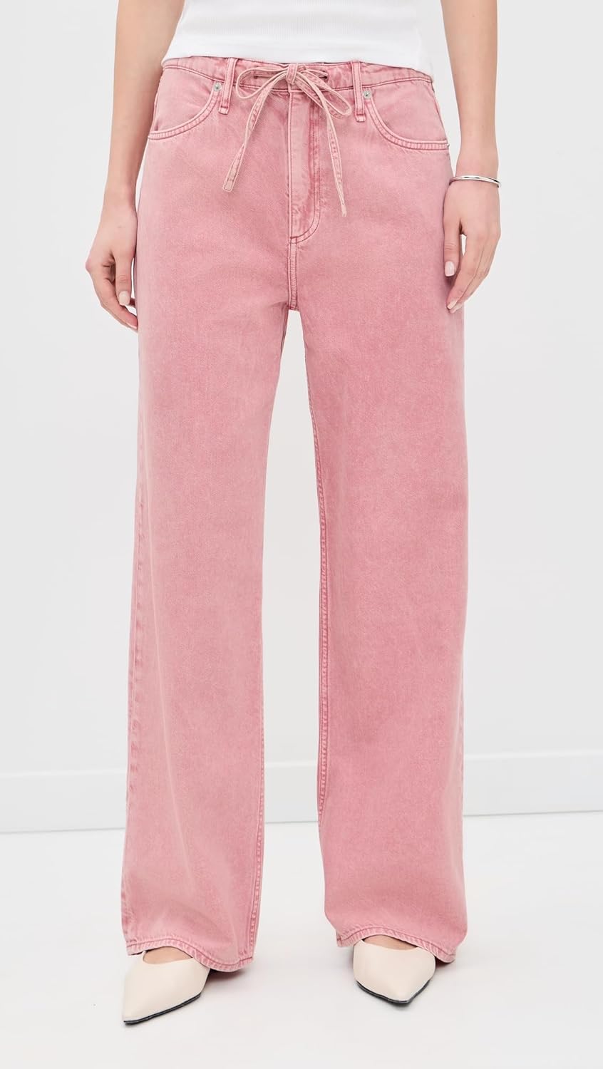 rag & bone Women's Featherweight Phoebe Drawstring Jeans