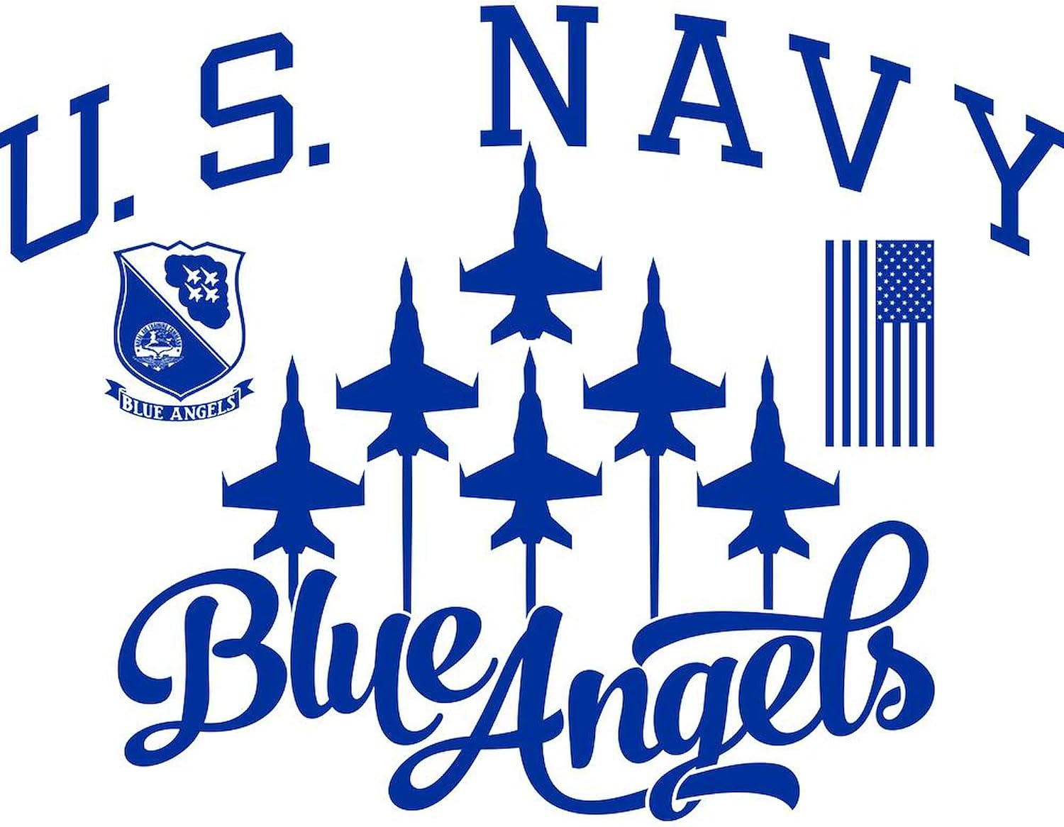 CafePress U.S. Navy Blue Angels Squ 15 Oz Ceramic Large Mug 15 oz (444 ml) Ceramic Coffee Mug
