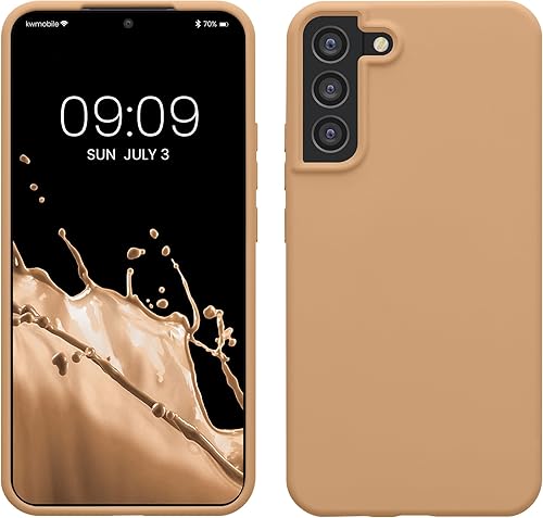 Miniatura 33 de kwmobile Funda Compatible con Samsung Galaxy S22 - Funda de teléfono de silicona TPU con acabado suave - Rojo Ruibarbo Piedra antigua,Azul