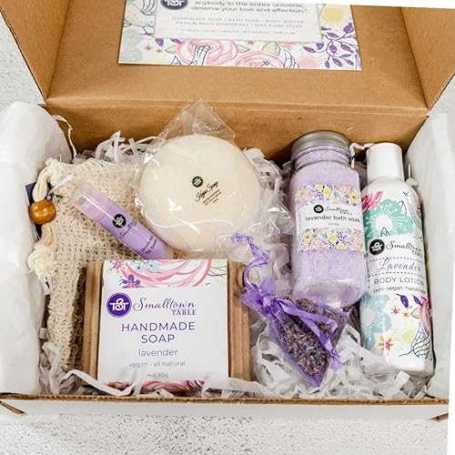 Miniatura 2 de Paquete de regalo "Spa Relaxation Bath Pamper" - 2 bombas de baño, 2 sales de baño, jabón natural, esponja konjac, diadema, vela, antifaz para