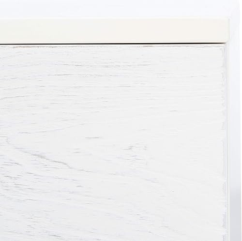 Miniatura 63 de SAFAVIEH Genevieve - Soporte de TV para pantalla plana de hasta 65 pulgadas, acabado lavado en blanco y negro, gabinete de almacenamiento moderno de