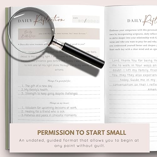 Miniatura 4 de Christian Daily Prayer Journal Daily Devotional Bible Study Journal with Scriptures Your 90-Day Faith Planner for Prayer Requests Faith-Based