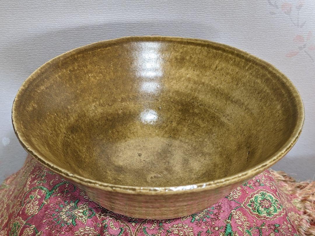 ⭐黄瀬戸 抹茶盌 年代物 茶道具 瀬戸焼 コレクション 骨董品 アンティーク 黄瀬戸 抹茶盌 年代物 茶道具 瀬戸焼 コレクション 骨董品 アンティーク