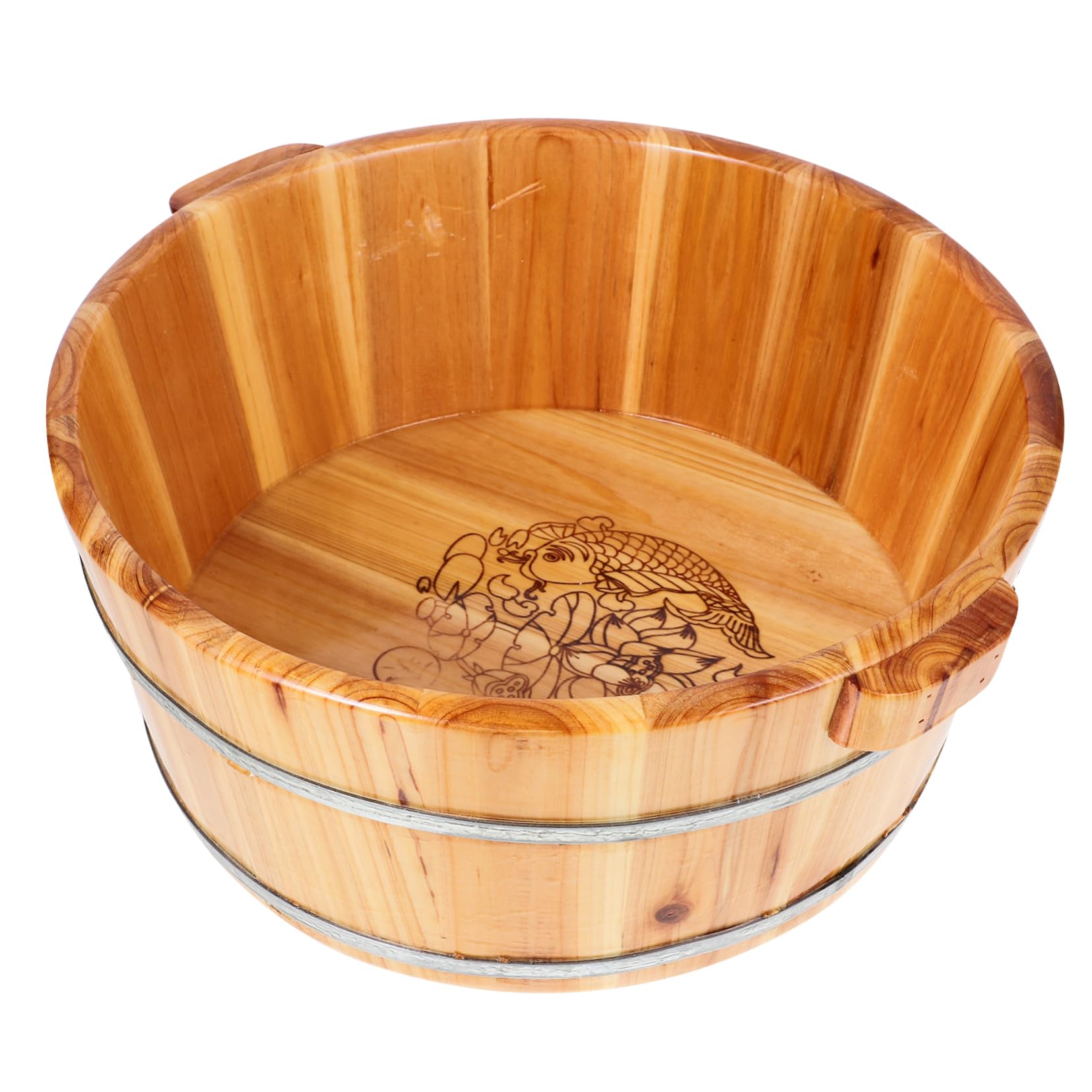 Yardwe Cubo Para Baño De Pies Multiuso 14.96X13.77X6.29 Pulgadas Ligero Portátil Lavabo Para Lavar Los Pies Uso Doméstico Ideal Para Pedicura Y Relajación