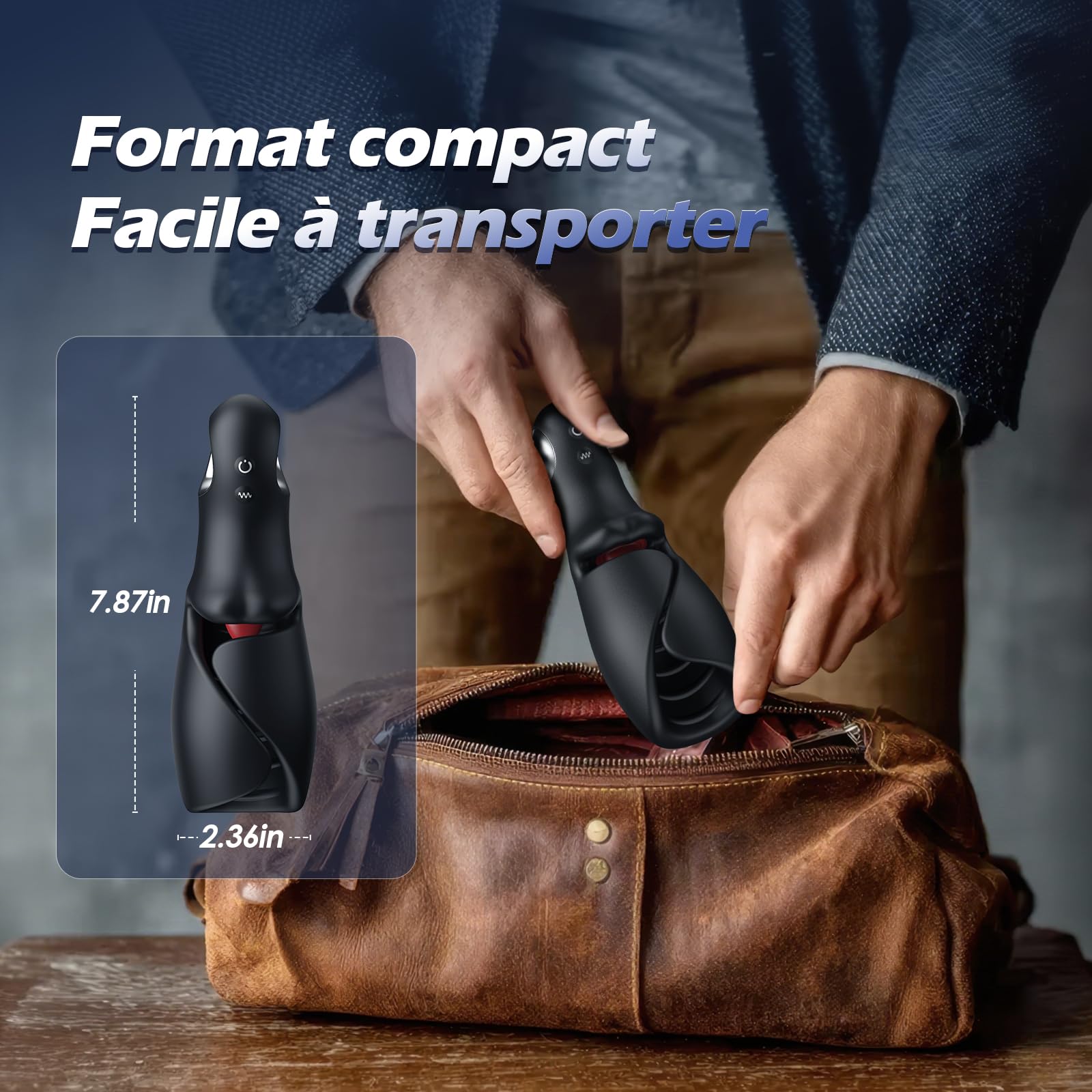 Masturbâteur Homme Mains Libres, Coupe ouverte Vibromasseur Masturbateurs Masculins Sextoy Homme avec 10 Modes lécher la langue 10 Vibrations & APP, Sextoyse Homme Sex Automatique Masturbeuse Masculin