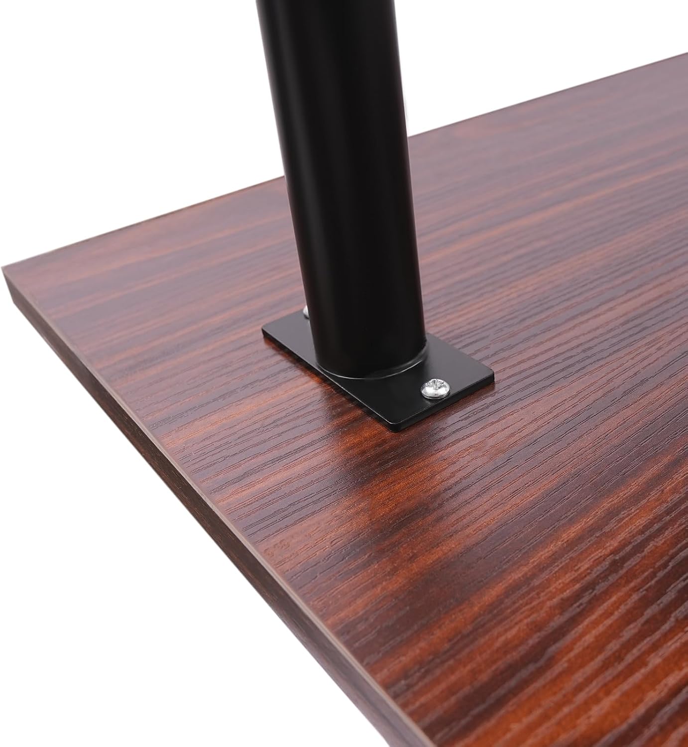 3-Shelf Wall Mount Desk, Ladder Desk, Industrial Desk, Wall Table, Computer Laptop Desk with Shelves, Industrial Bookcase Desk Wall Mount Floating Pipe Table with Storage (12.99*39.37*78.74in)