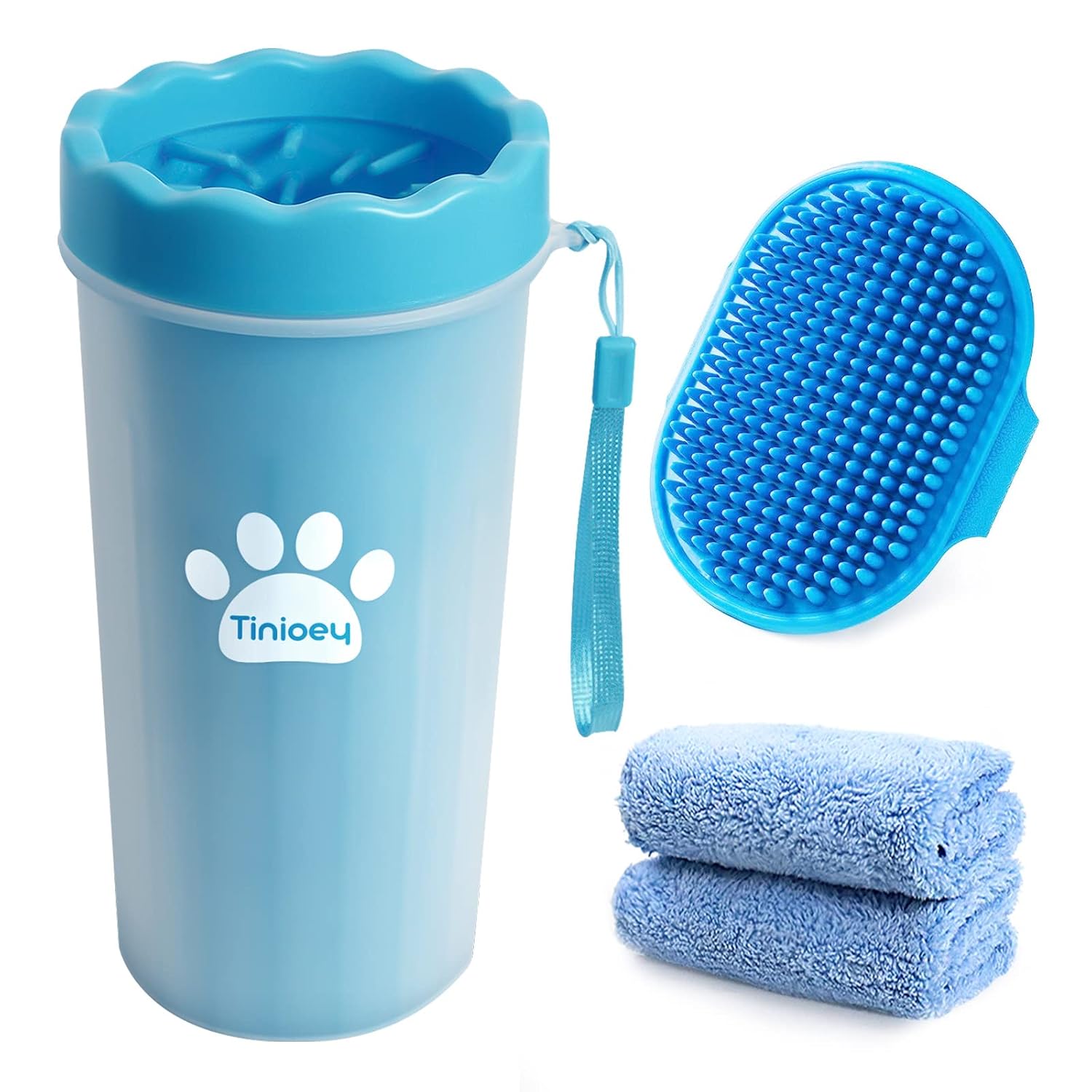 Tinioey Dog Paw Cleaner Large Breed, Paw Washer for Large Dogs, Dog Foot Washer Pet Paw Cleaner Paw Buddy Paw Scrubber Paw Plunger