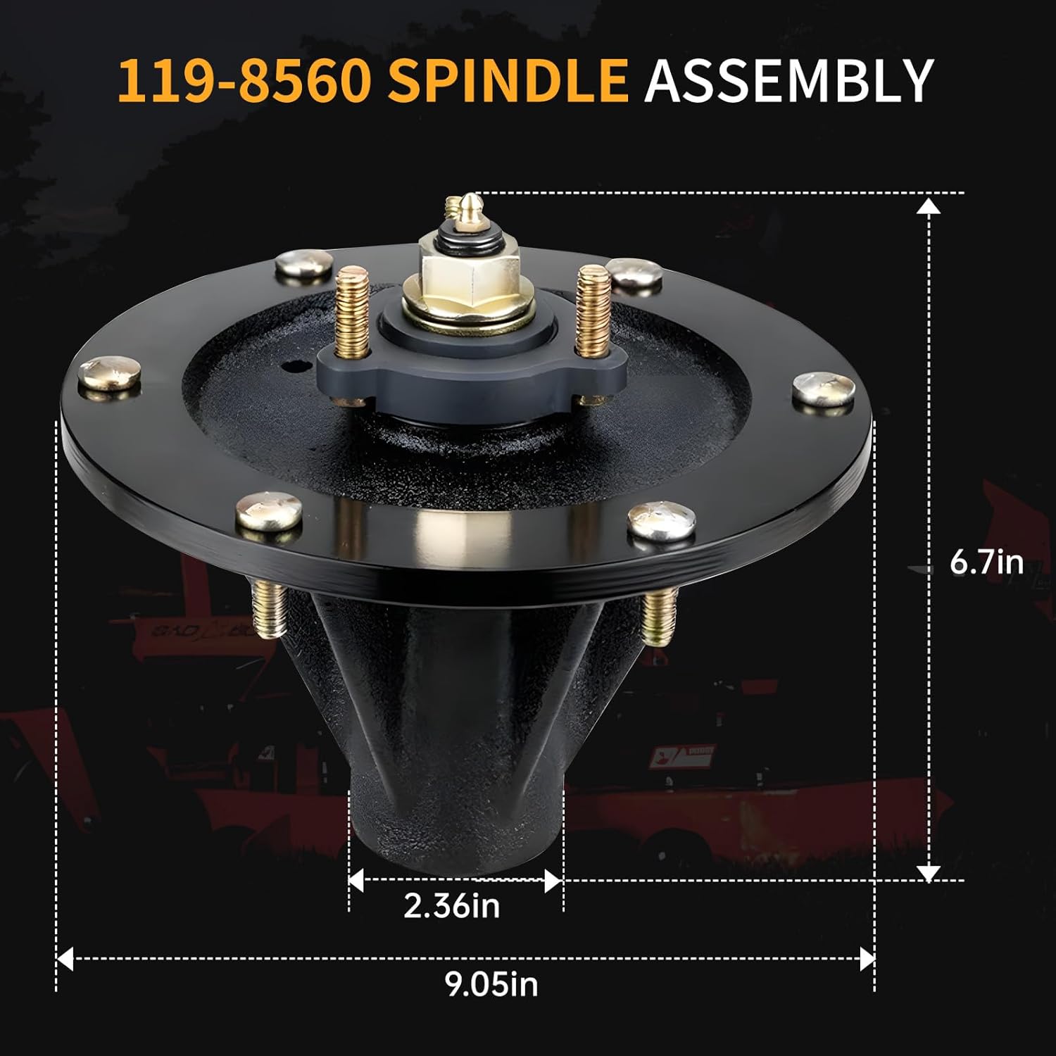 119-8560 Mower Deck Spindle Assembly Compatible with 2011-2015 Toro Grandstand 48 52 60 inch & Z Master 7000 5000 6000 / Commercial 3000 2012-2016 48" 52" 60" Replace 74549 74568TE 74264 TE 117-6158