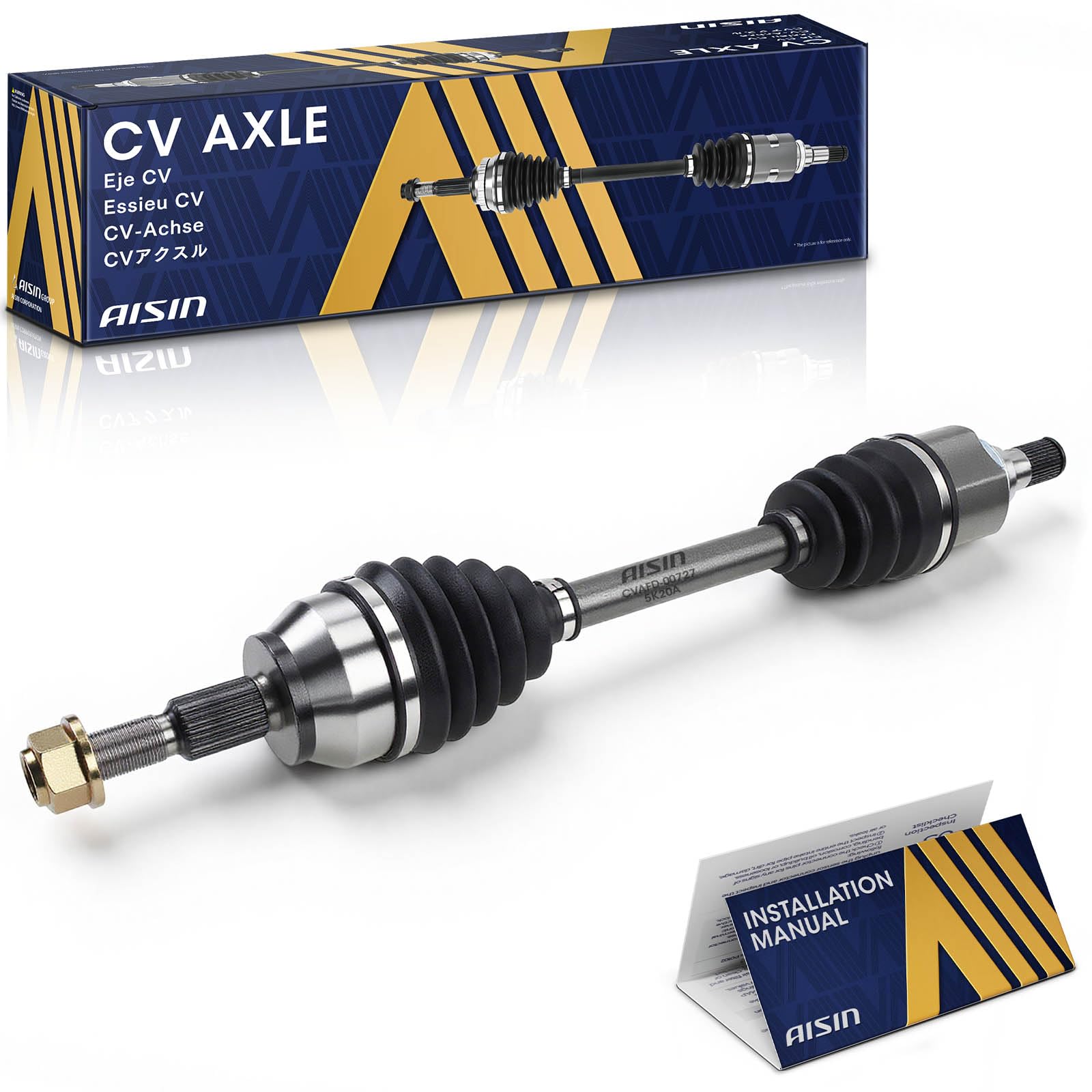 Photo 1 of AISIN AFTERMARKET CVAFD-00727 Front Driver CV Axle Shaft Assembly - Compatible with Ford Focus 2012-2018