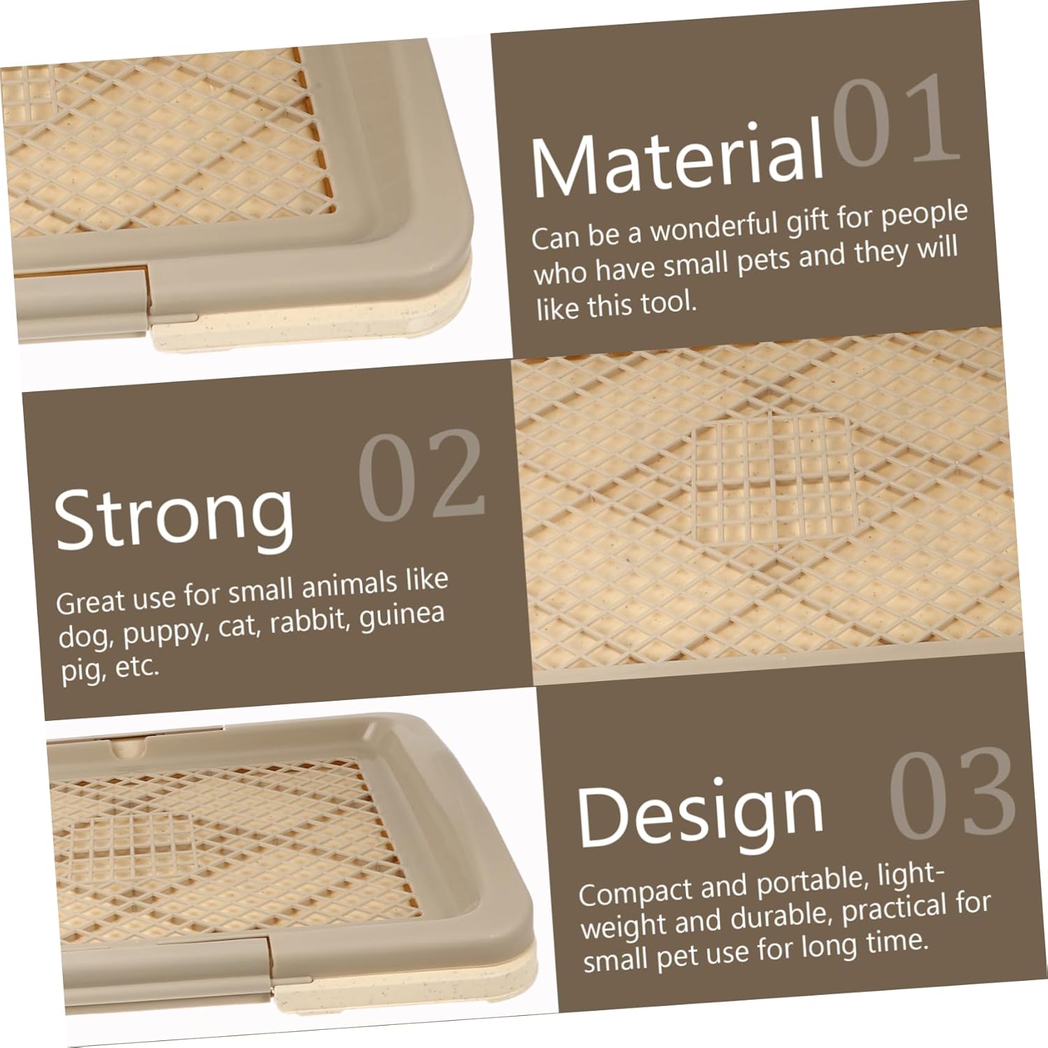 Toilet Puppy Potty Training Pee Pad Holder for Puppy Dogs Potty Tray Pet Supply