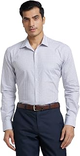 Park Avenue Men Cotton Checkered Slim Fit Shirt Price In India