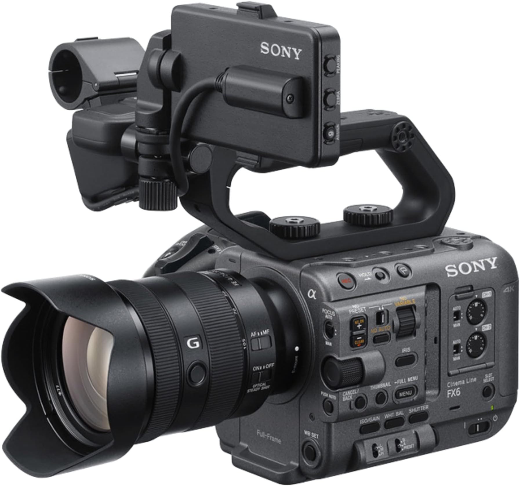Sony FX6 Cinema Line Full-Frame Camera | 4K 120P | S-Cinetone for Cinematic Impression | Built-in ND Filter | Made for Filmmakers (‎ILME-FX6V) - Grey