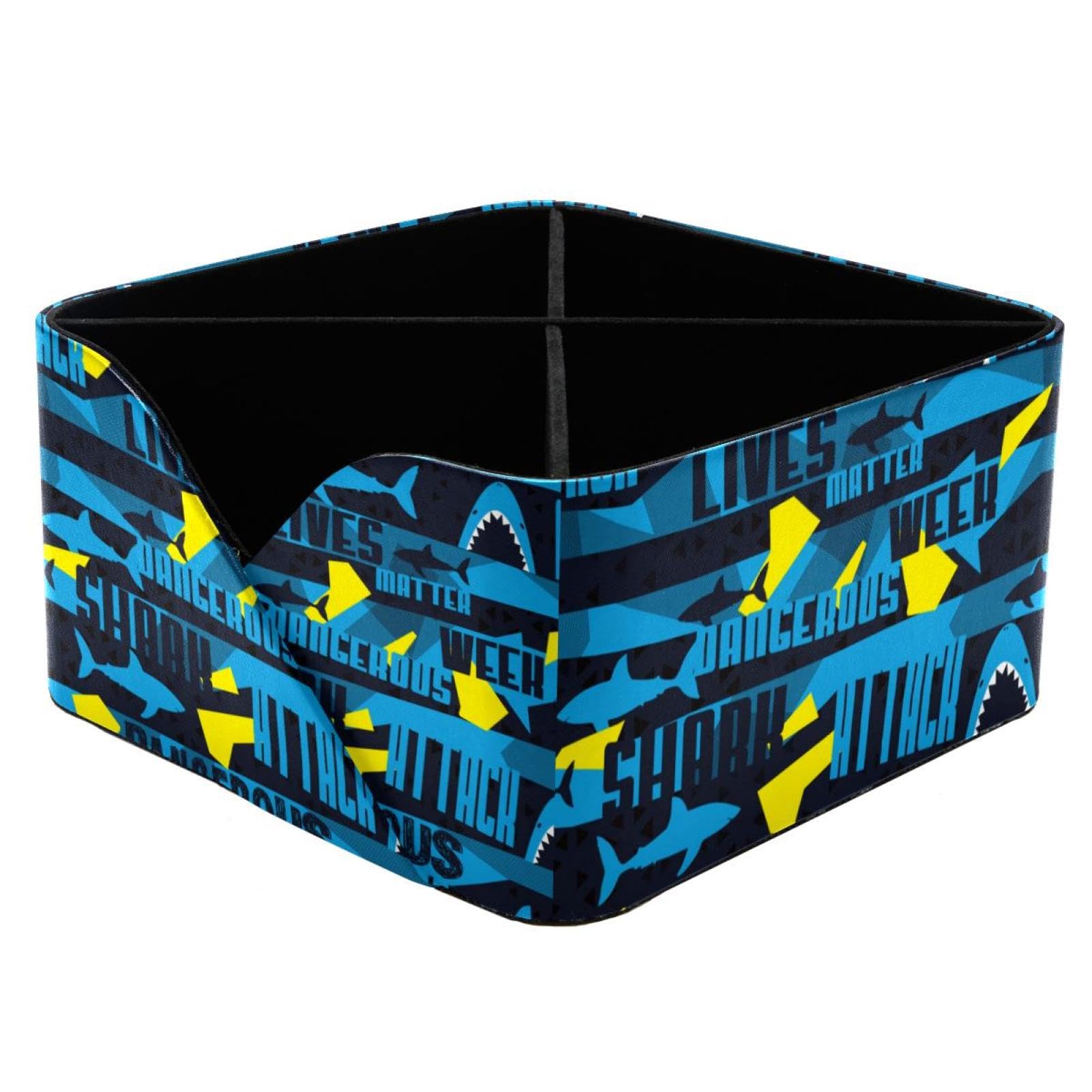 Pot de rangement pour bureau Grunge Shark et fournitures de bureau maison