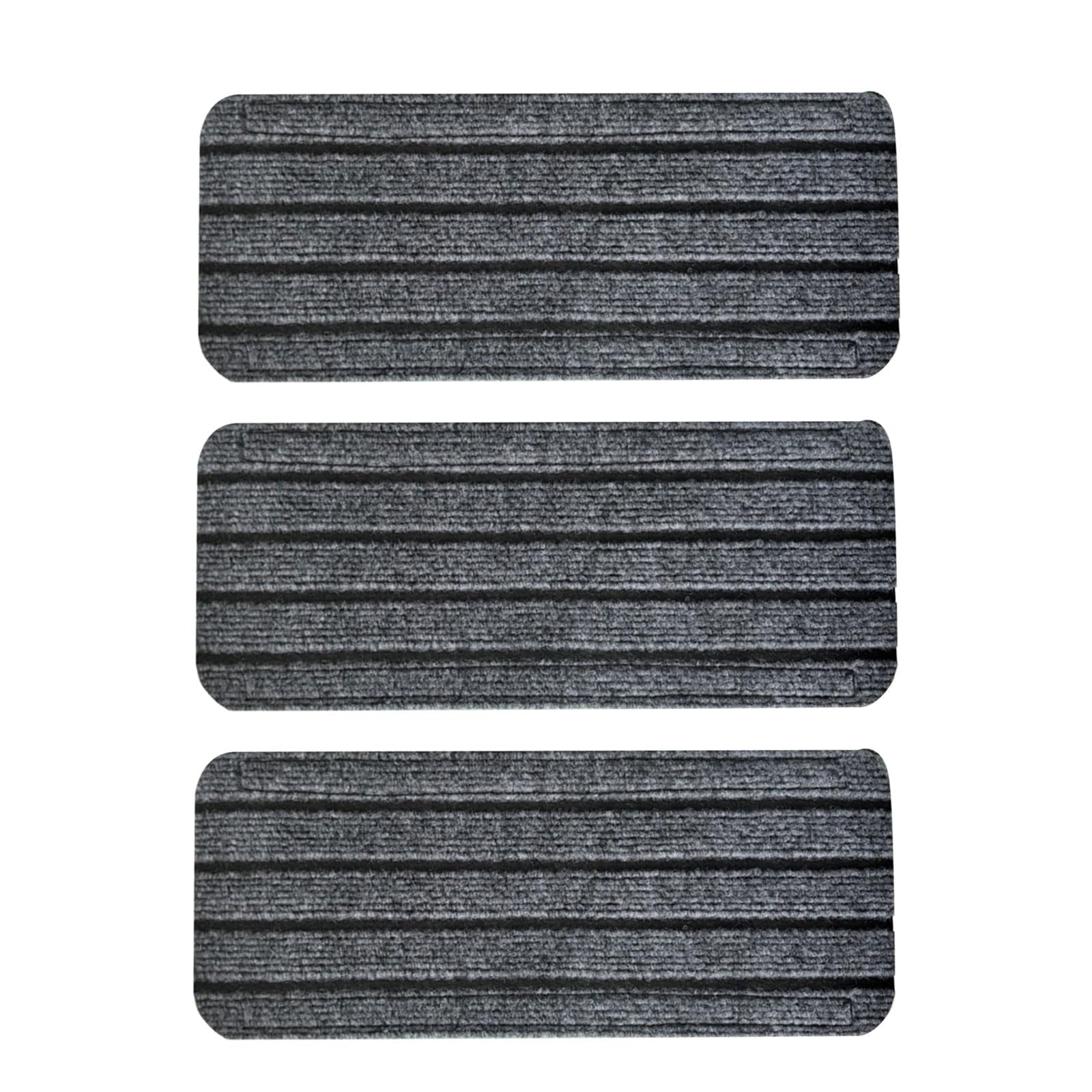 Couvre-marches polyester robuste tapis escalier extérieur lavable lot de 3