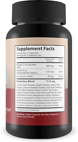 Miniatura 2 de Hypertea Cápsulas de hierbas – Apoyo general de la salud, apoyo de órganos y apoyo inmunológico – Más de 20 hierbas, vitaminas y minerales –