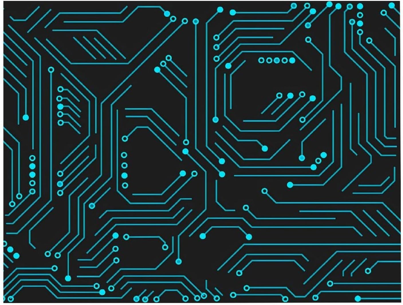 Circuit Board Printed Diamond 5D Painting Kits DIY Full Drill Crafts for Home Wall Decor 16x20 Inch Yellow Wood 50 * 40cm