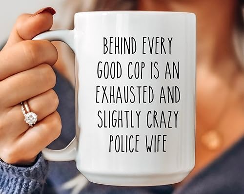Police Wife Gift Police Wife Coffee Mug Police Officer Wife Cop Wife Anniversary Gift For Wife From Police Officer For Her