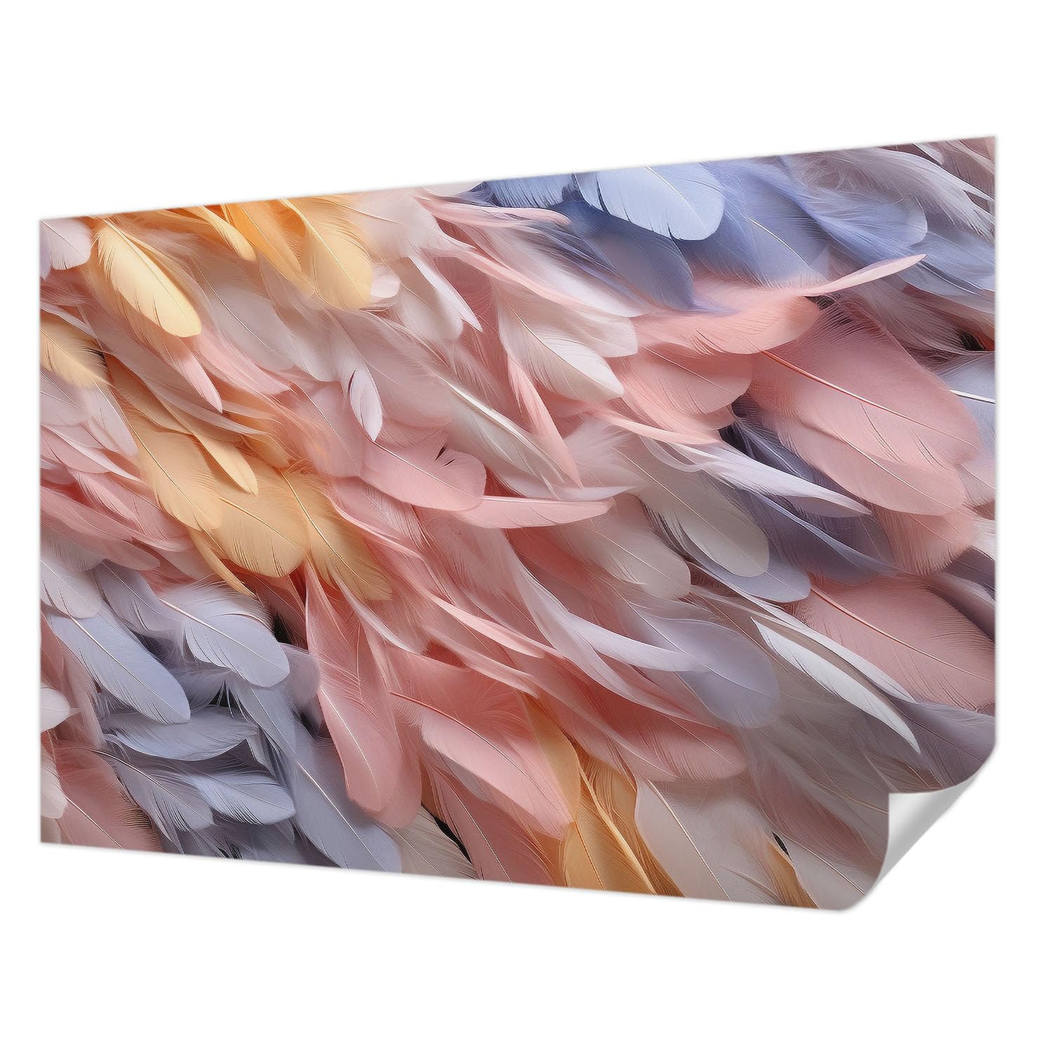 Papier peint photo anti-tache pour rénover facilement les murs du salon Tulup