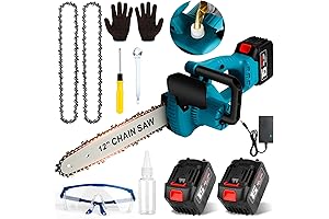12-Inch Battery Chain Saw: Premium Gardener Choice