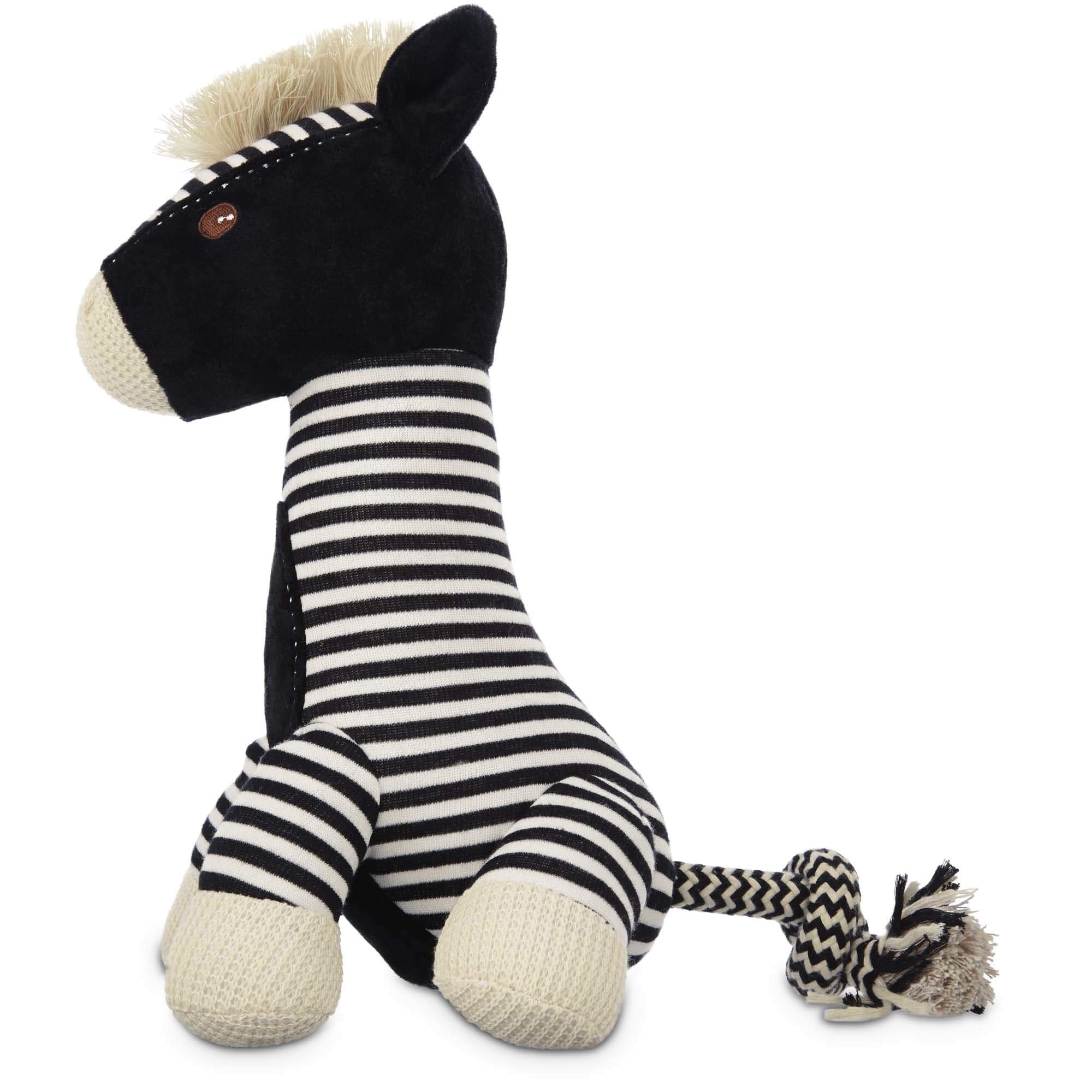 zebra dog toy