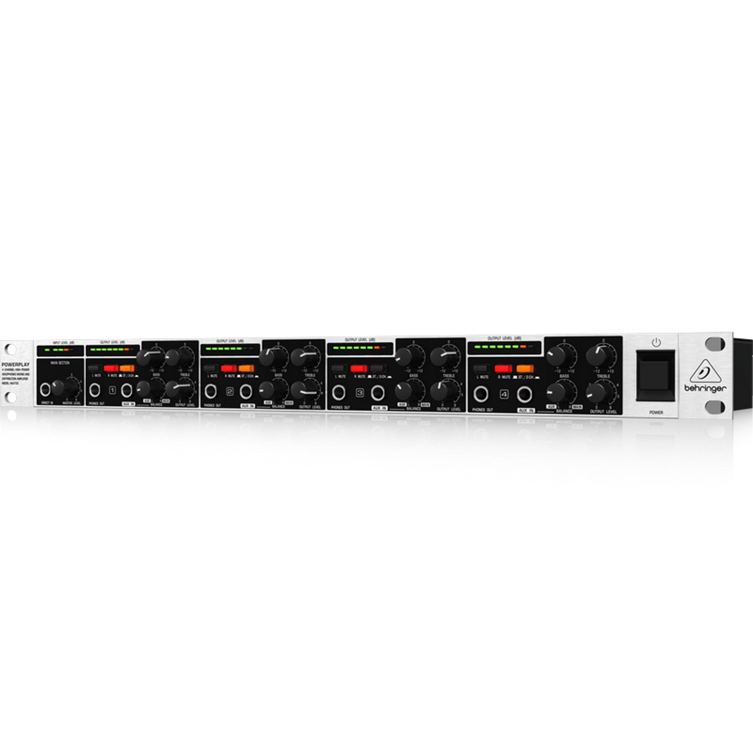 【通電確認済】POWERPLAY PRO-XL HA4700 BEHRINGER Behringer Powerplay Pro-XL HA4700 4-Ch Headphone Mixing