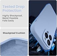 Vista 294 de FireNova Designed for iPhone 13 Pro Max Case, Silicone [Camera Protection] Phone Case with [2 Screen Protectors], Soft Anti-Scratch Microfiber Deep