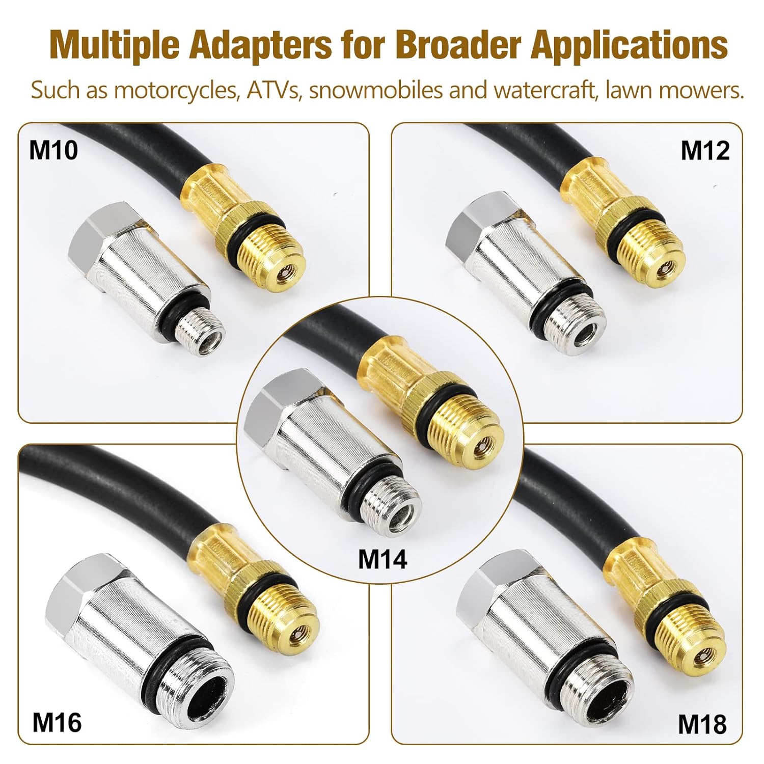 BETOOLL 13pcs Compression Tester with Spark Plug Tester - 300PSI Engine Cylinder Compression Gauge Automotive Tool