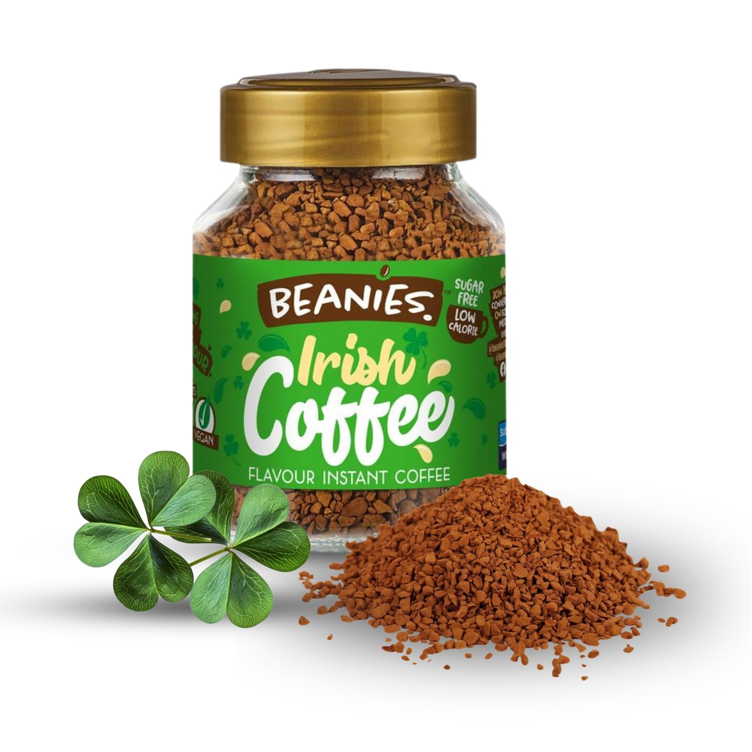 Beanies Irish Cream Flavour Instant Coffee, 50g | Flavourful Irish Cream Taste Naturally Flavoured | 100% Australian | Freeze- dried | Vegan | Nut-free-image-24