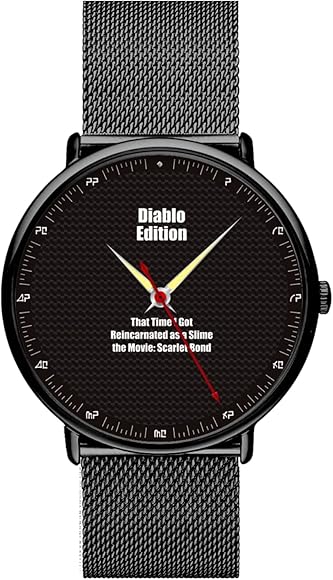 Amazon | [転生したらスライムだった件] ソーラー 腕時計 太陽電池  