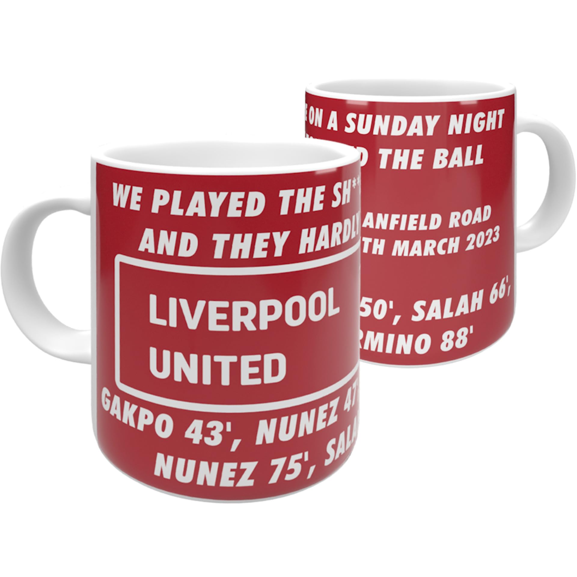 Liverpool Mug 7-0 United - 11oz Capacity