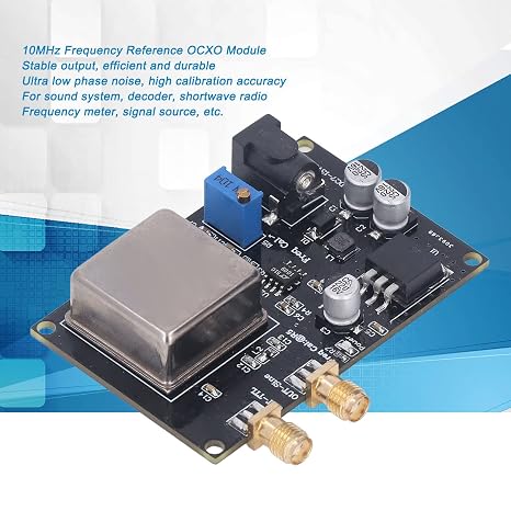Kadimendium OCXO 10MHz Frequency Standard Reference Module Crystal Oscillator Constant Temperature Board OCXO Frequency Reference Source Board