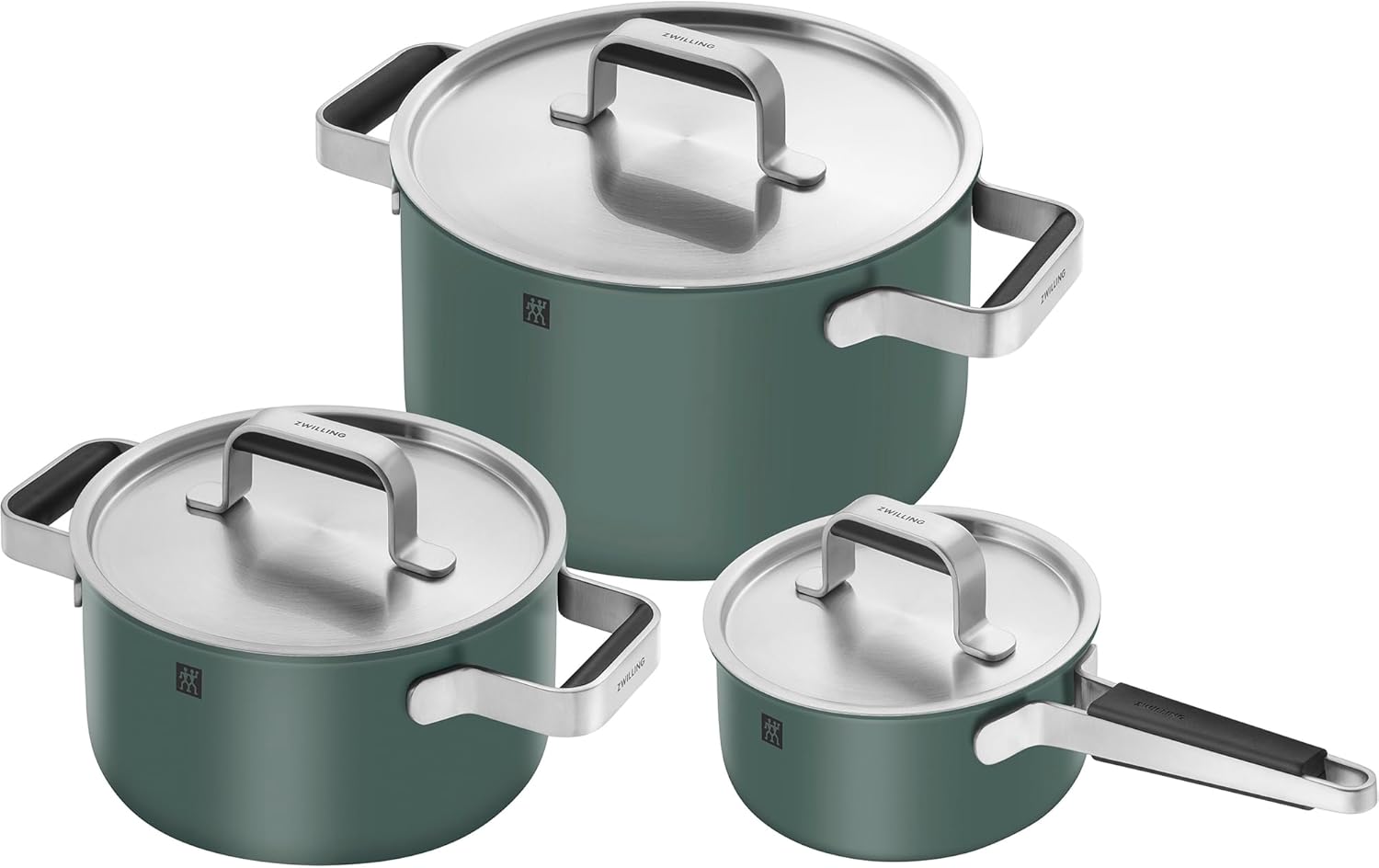 ZWILLING Pure 6-Piece Green Stainless Steel Cookware Set ZWILLING Pure 6-Piece Green Stainless Steel Cookware Set
