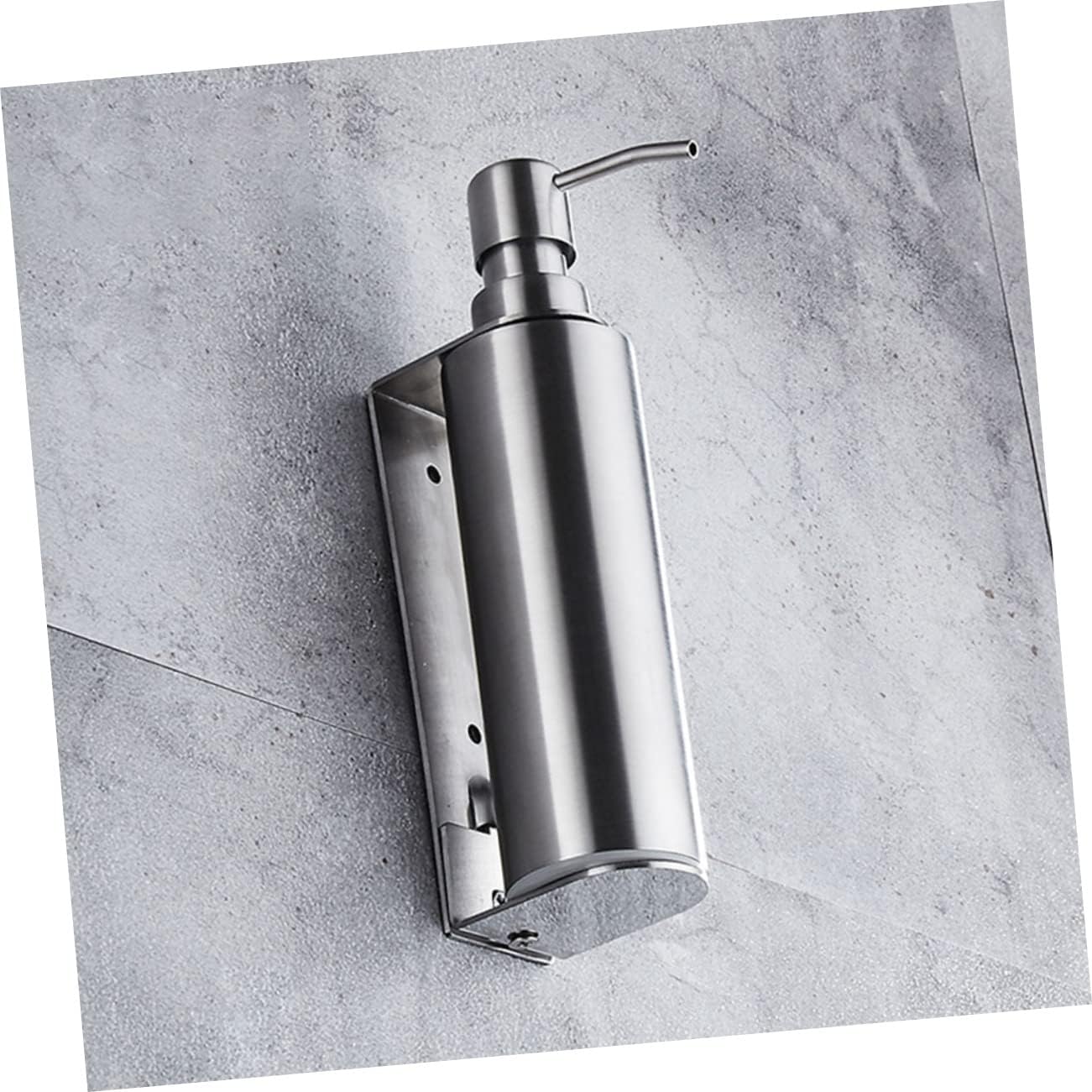 Bathroom Stainless Steel Wall Holder for Shampoo and Shower Gel Dispenser Easy to Install Pressure Bottle Storage for Home Use Sleek Design and Lightweight Design