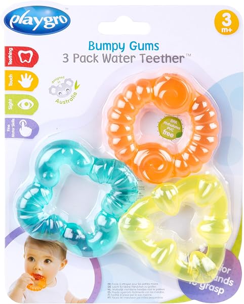 Playgro Juego de mordedores llenos de agua Bumpy Gums - 2