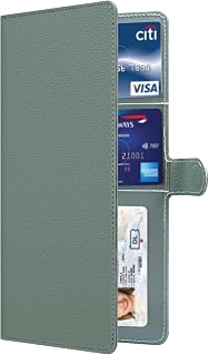Car Accessories Registration and Insurance Holder Cute Car Jeep/Tesla/Dodge/Ford/Toyota/Honda/Subaru/Nissan/Benz/BMW/Truck Accessories Essentials Women Men, Litchi - Green