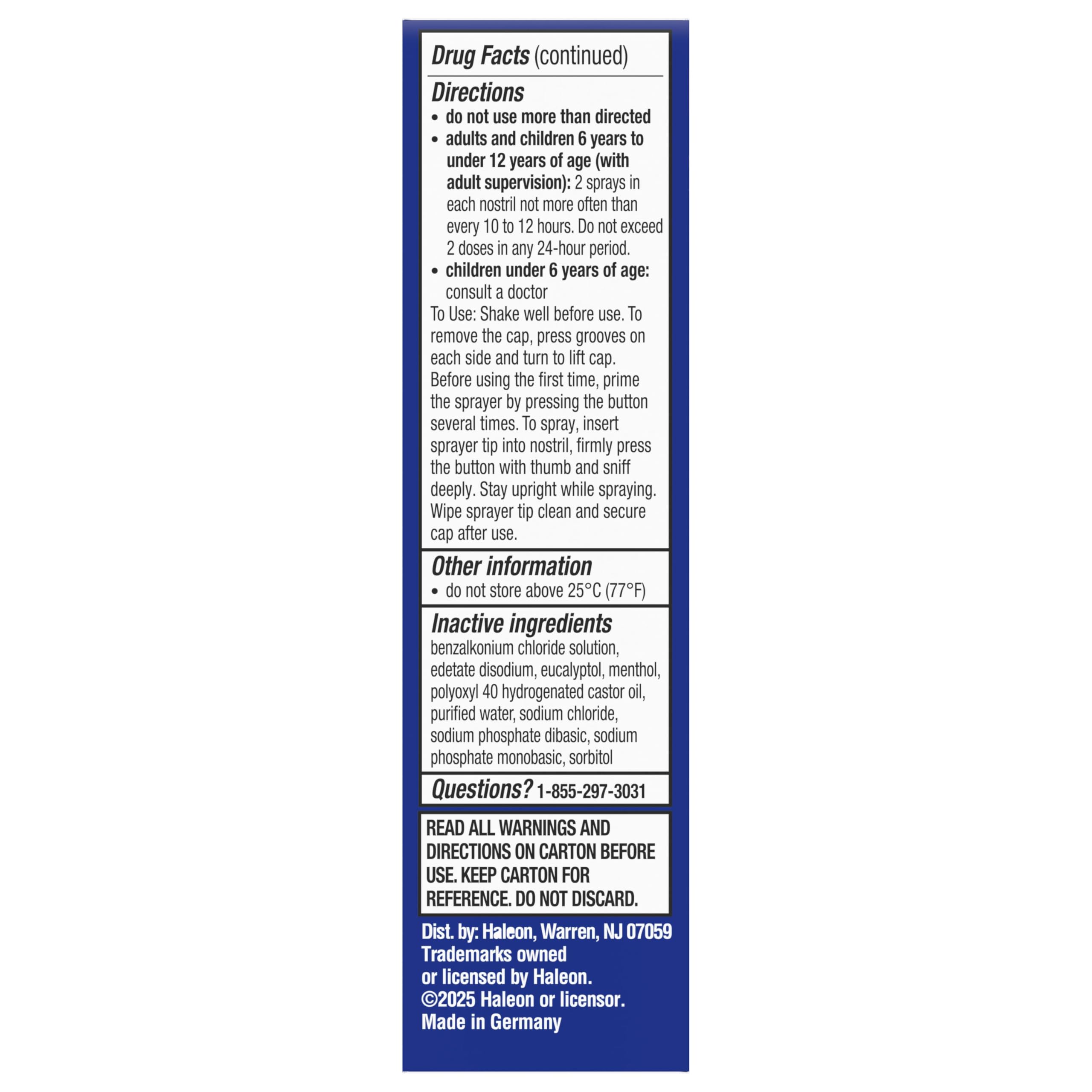 Theraflu Severe Congestion Relief Nasal Mist + Cooling, 0.34 fl oz — Amazon image 11