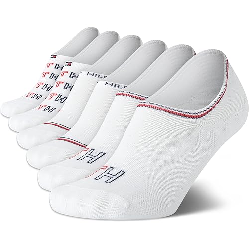 Tommy Hilfiger Women's Socks - Lightweight Ultra No Show Liners (6 Pack)