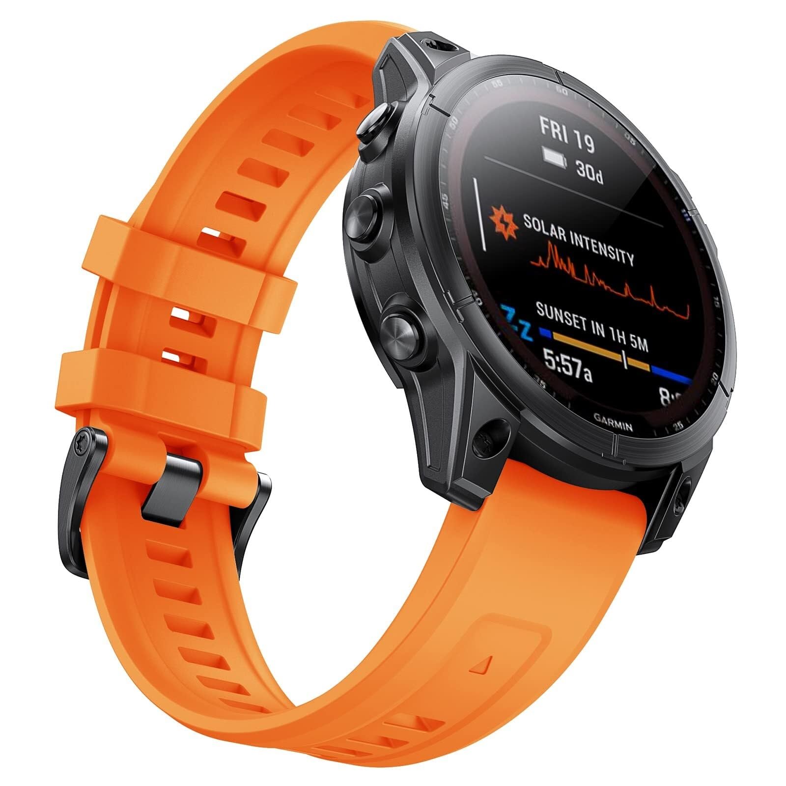 ZUC Pasek 22mm do zegarka Fenix ​​7/Fenix ​​6/Fenix ​​5 Quickfit Fenix ​​5 Plus silikonowy pasek na rękę Fenix ​​6 pro sportowy pasek do smartwatcha