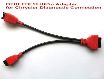 OBD 12+8 Pin Programming Adaptor,OBD2 Diagnostic Adapter-SGW Bypass FCA Cable
