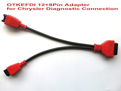 OBD 12+8 Pin Programming Adaptor,OBD2 Diagnostic Adapter-SGW Bypass FCA Cable